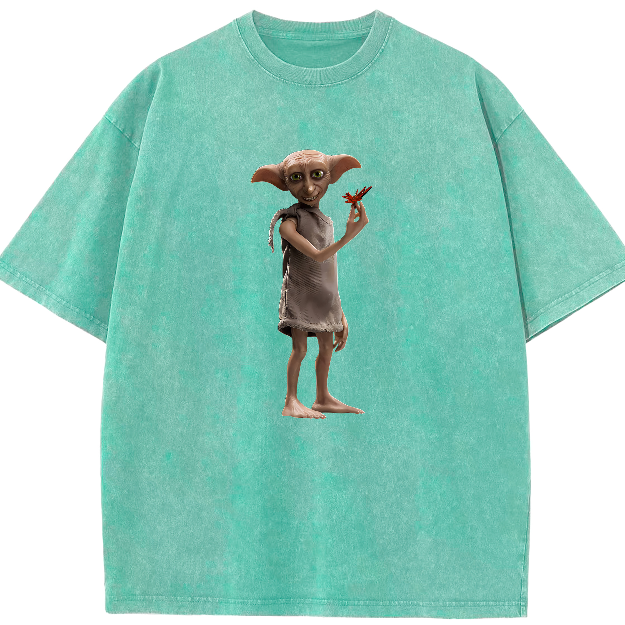 （画像用） Harry Potter ハリー・ポッターシリーズ 綿100% ヴィンテージ風 半袖Tシャツ（フロントプリント）